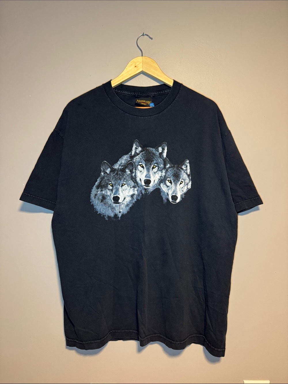 Vintage Marshlands Canada Wolf T-Shirt / XL / 1990s